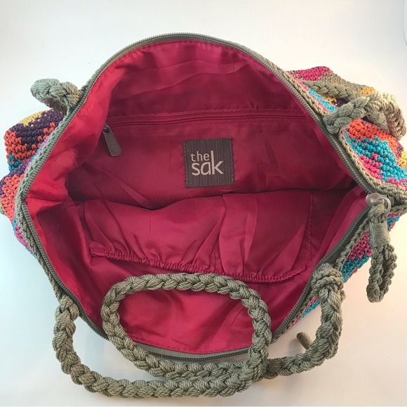 Chevron Patterned Woven Bag by The Sak - Picture 9 of 10